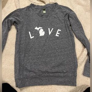 Long-sleeve Michigan “love”